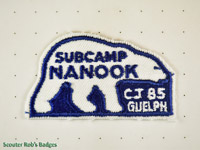 CJ'85 6th Canadian Jamboree - Sub-Camp Nanook [CJ JAMB 06-4a]